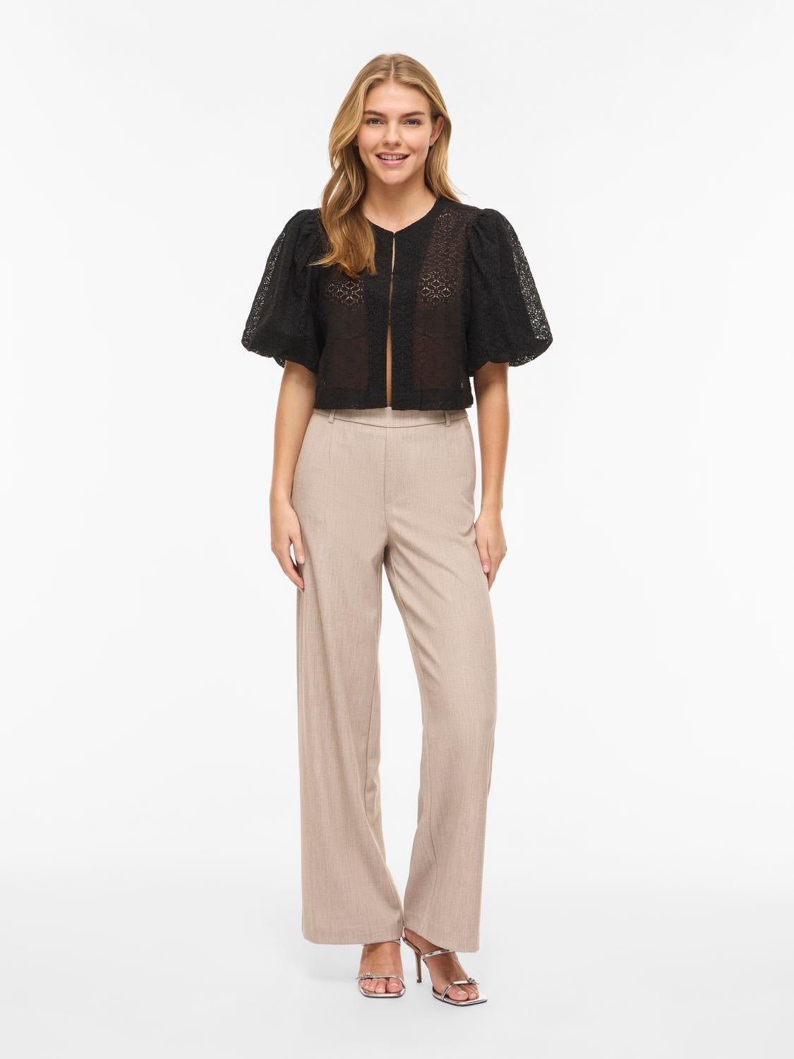 VICLEO Cardigan - Black Beauty - VERO MODA & VILA Bergvik